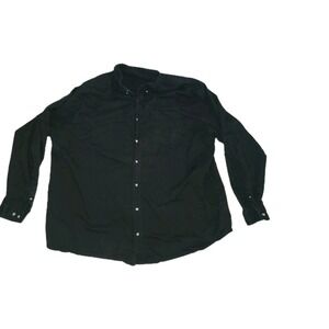 Tri- Mountain Plus Size 4x Cotton Long Sleeve Button Down Collared Shirt Outdoor